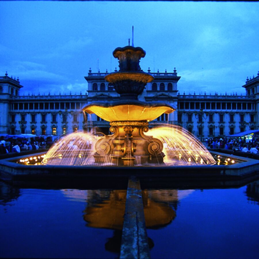 fountain constitution plaza guatemala city  o