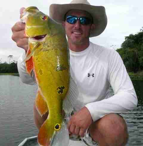 r arrington and peacock bass  o
