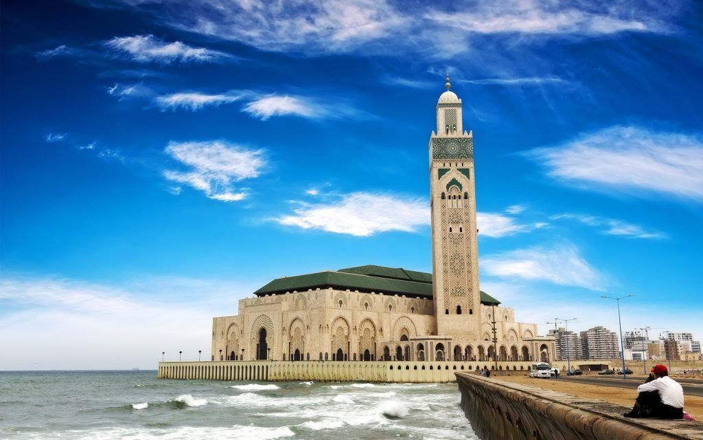 Mezquita Hassan II en Casablanca, Marruecos shutterstock_212292862